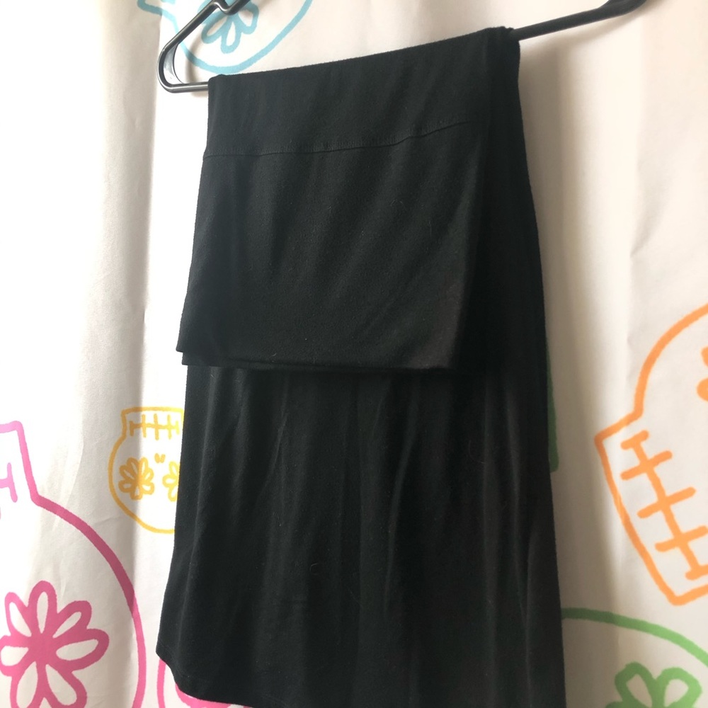Old Navy Wide Band Skirt Size XL Black